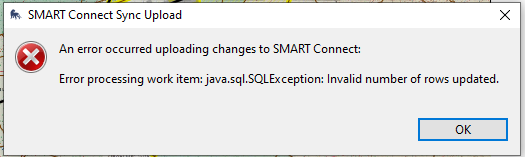 SMART Connect 7.5.2 Error